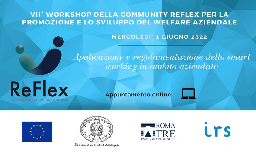 8° Workshop del Progetto Reflex – SMART WORKING